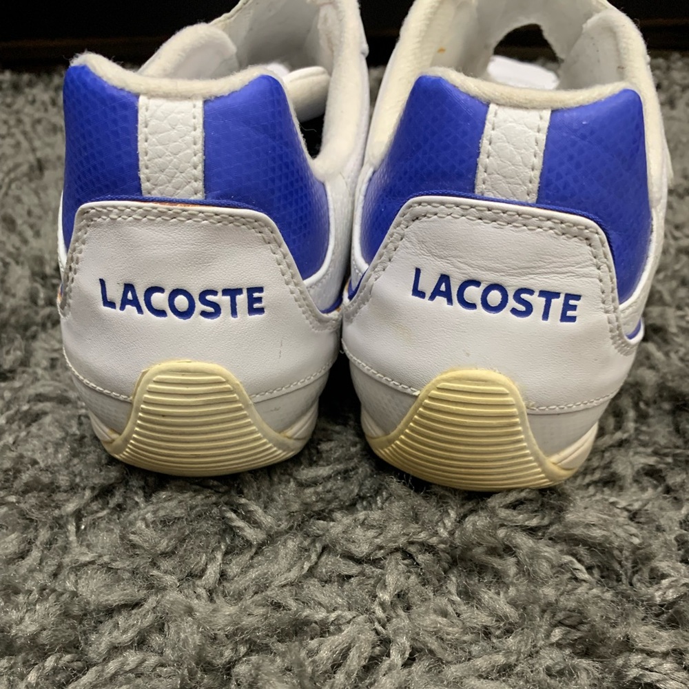 Lacoste Radium, Wht/Blu, Size 10 View 2